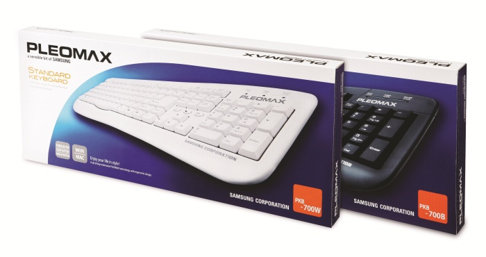 Samsung PKB-700 keyboard USB + PS/2 QWERTY Black – image 2