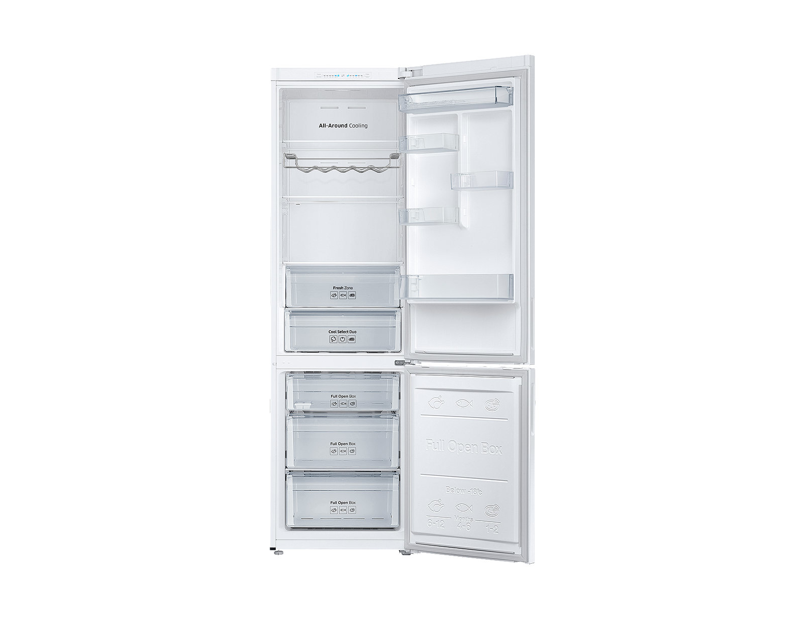 Samsung RB37J501MWW fridge-freezer Freestanding – image 3