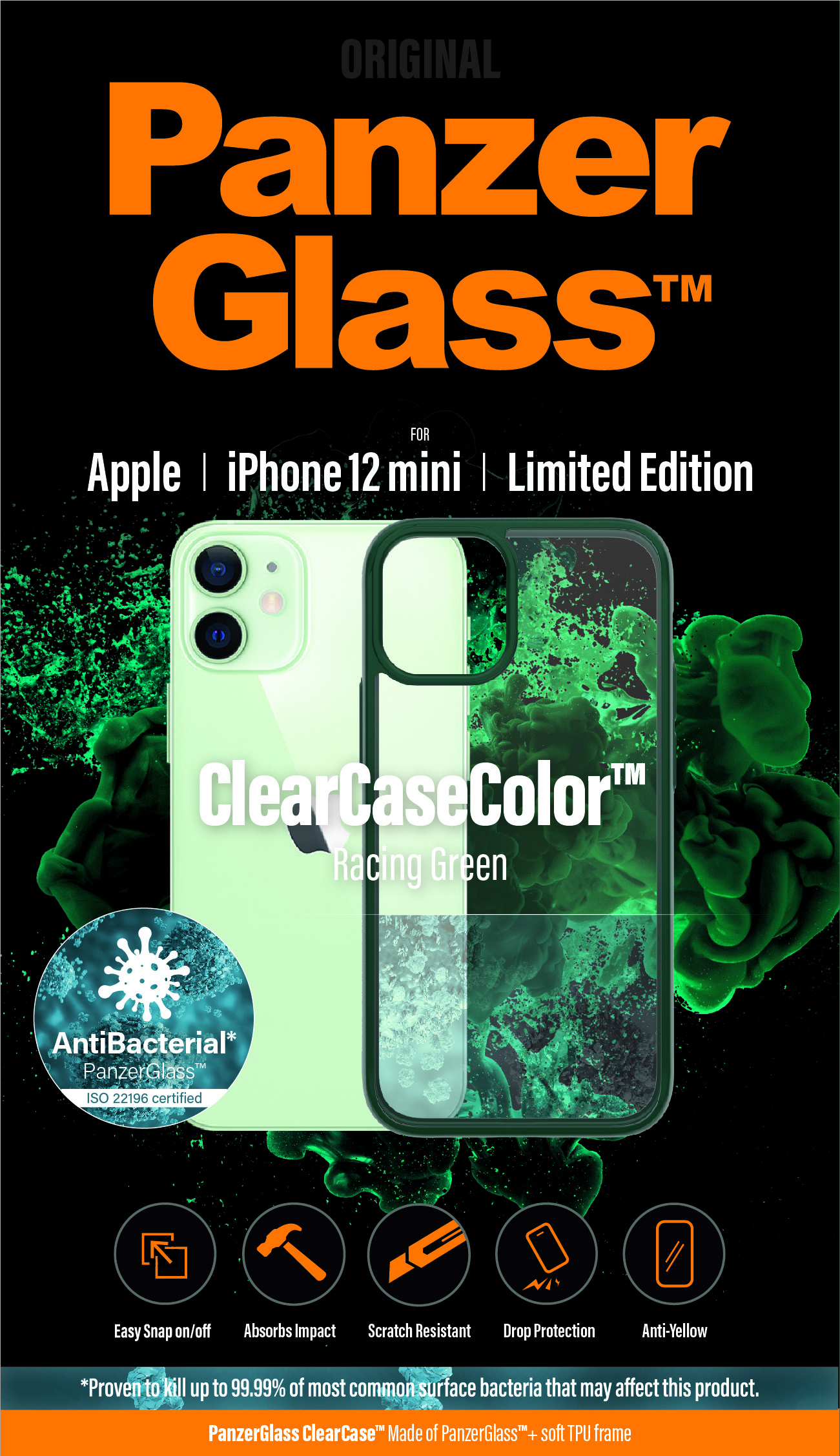 PanzerGlass ® ClearCaseColor™ iPhone 12 mini - Racing Green Limited Edition – image 9