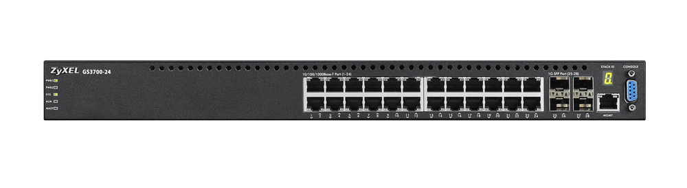 Zyxel GS3700-24 Managed L2+ Gigabit Ethernet (10/100/1000) Black – image 4