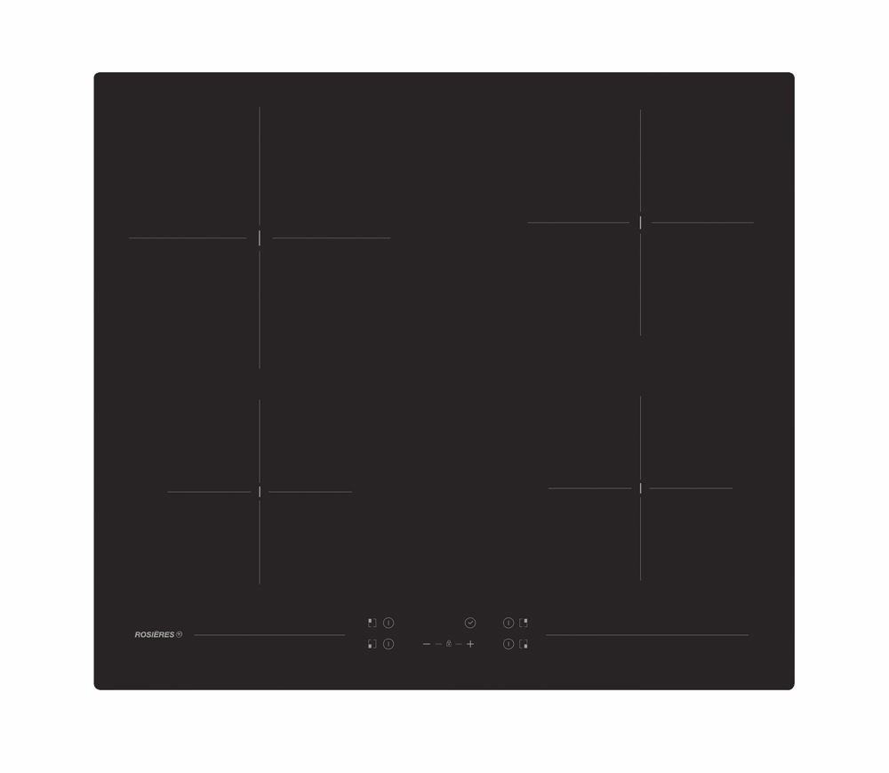 Rosieres RH64CT/2 Black Built-in