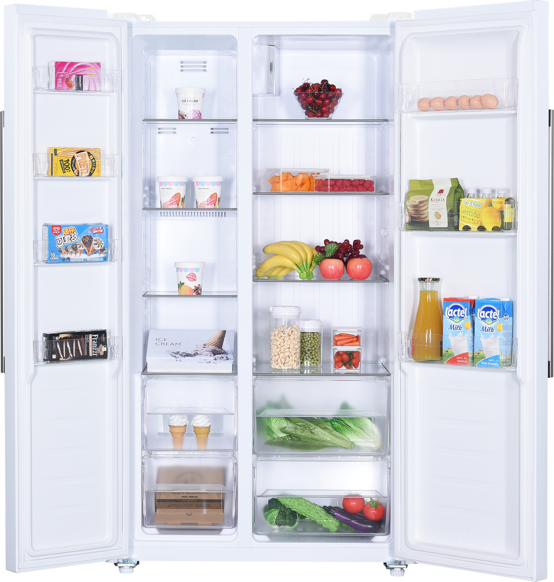 Beko GNO4321W side-by-side refrigerator Freestanding – image 3