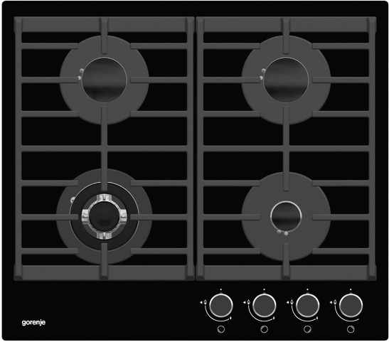 Gorenje GTW641UB Black Built-in Gas 4 zone(s)