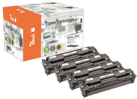 Peach 111916 toner cartridge 4 pc(s) Compatible Black, Cyan, Magenta, Yellow