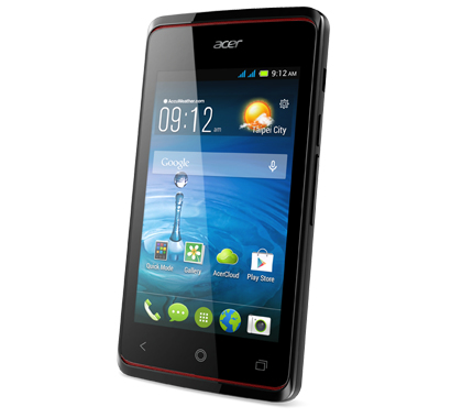 Acer Liquid Z200 10.2 cm (4") Dual SIM Android 4.4 3G 0.5 GB 4 GB Black – image 3