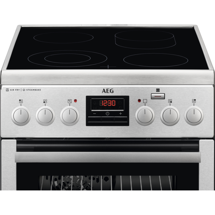 AEG CCB56470BX Freestanding cooker Electric Zone induction hob Stainless steel – image 4