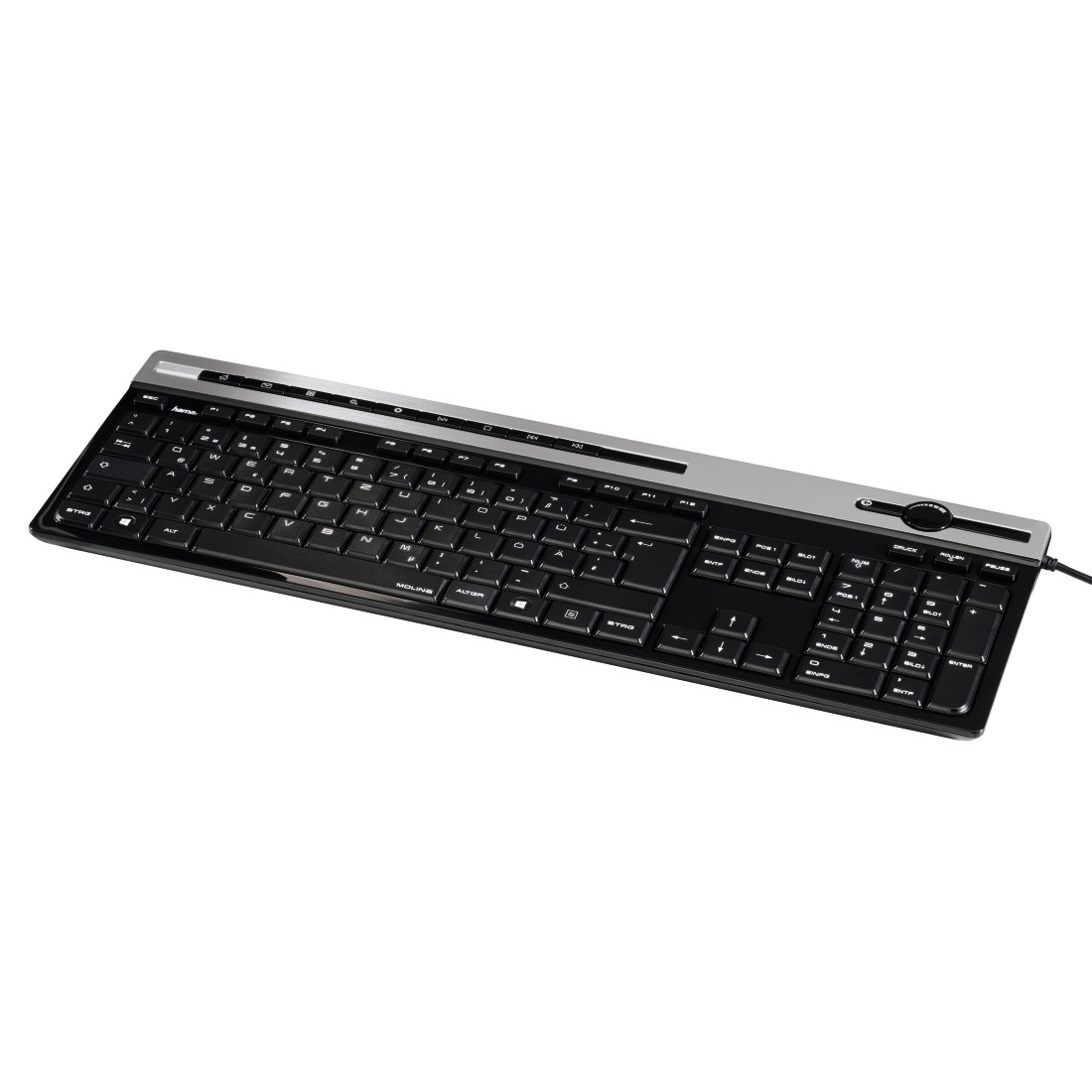 Hama 69050442 keyboard Universal USB Black