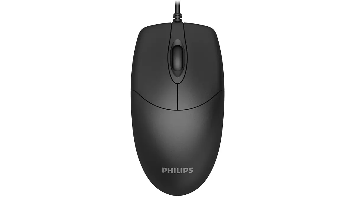 Philips SPK7234/78 mouse Office Ambidextrous USB Type-A Optical 1000 DPI