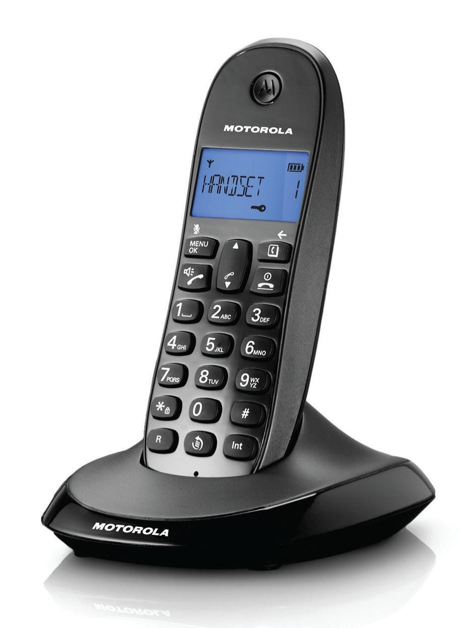 Motorola C1201 DECT telephone Caller ID Black – image 2