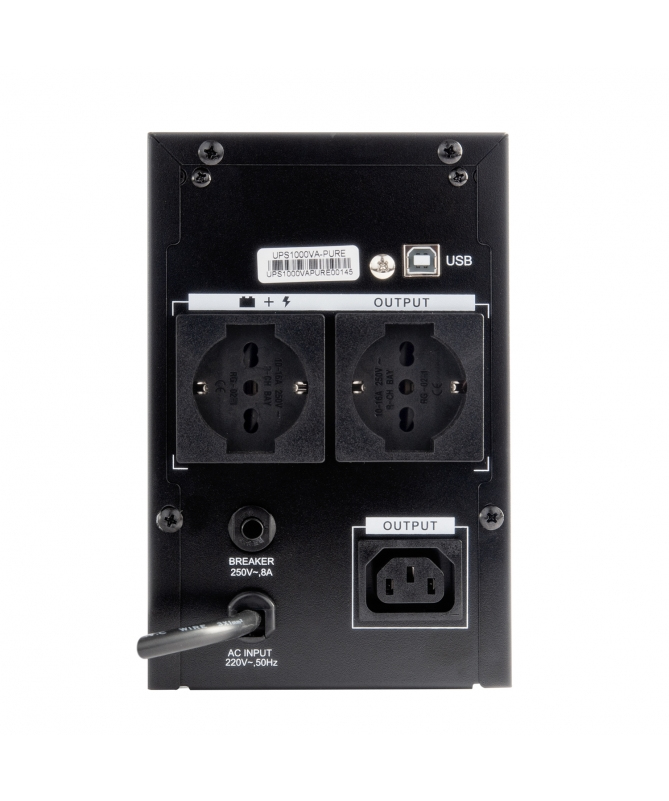 Vultech UPS1000VA-PURE uninterruptible power supply (UPS) Line-Interactive 1 kVA – image 3