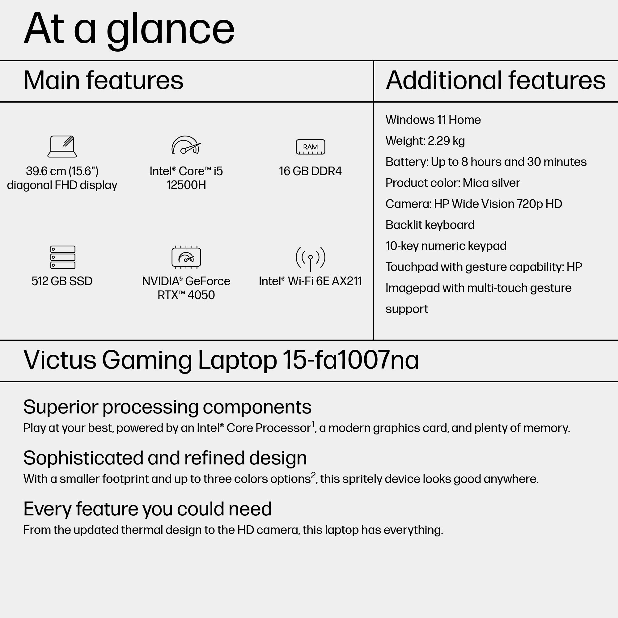 HP Victus 15-fa1007na – image 4