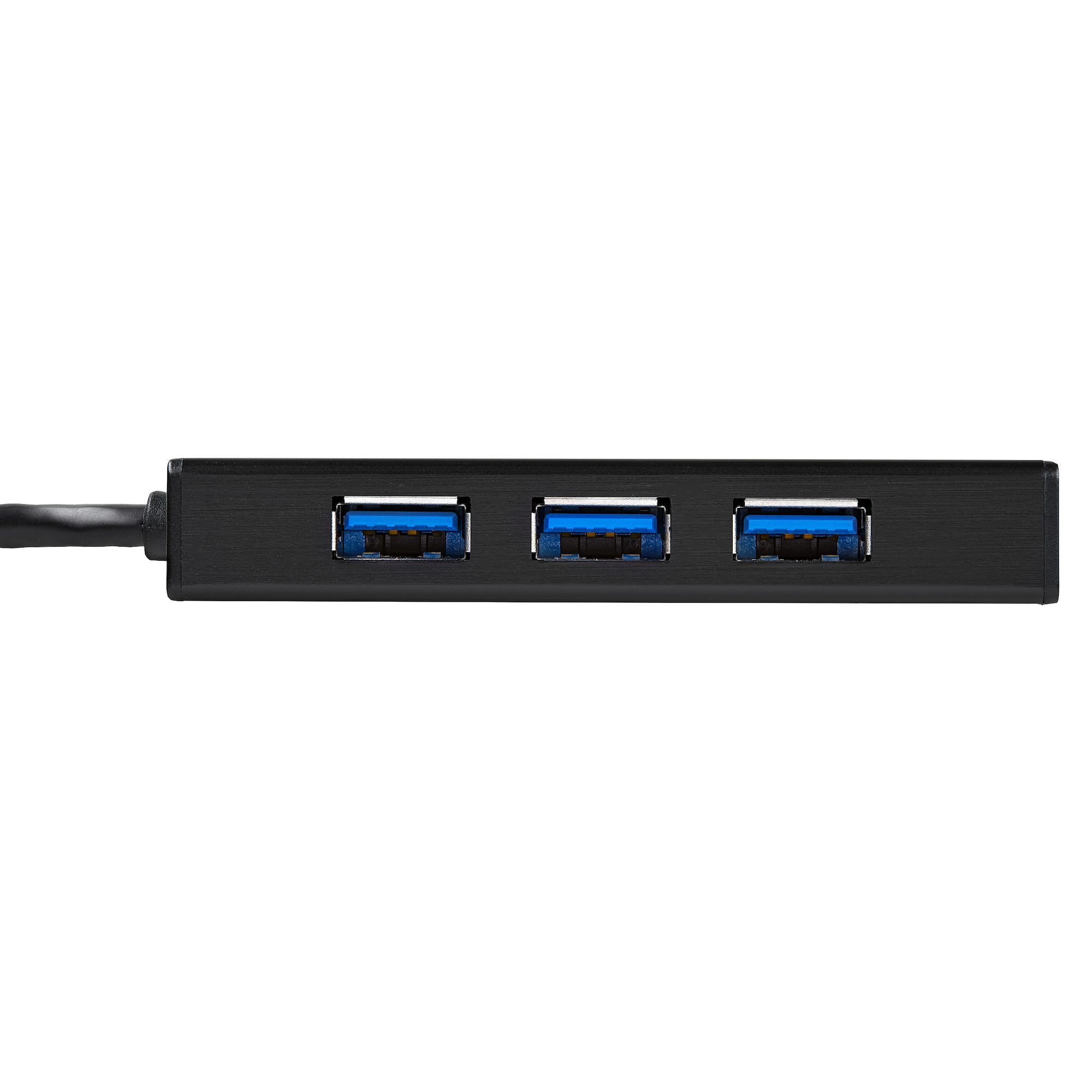 StarTech.com 3-Port Portable USB 3.0 Hub plus Gigabit Ethernet - 5Gbps - Aluminum with Built-in Cable - TAA – image 5