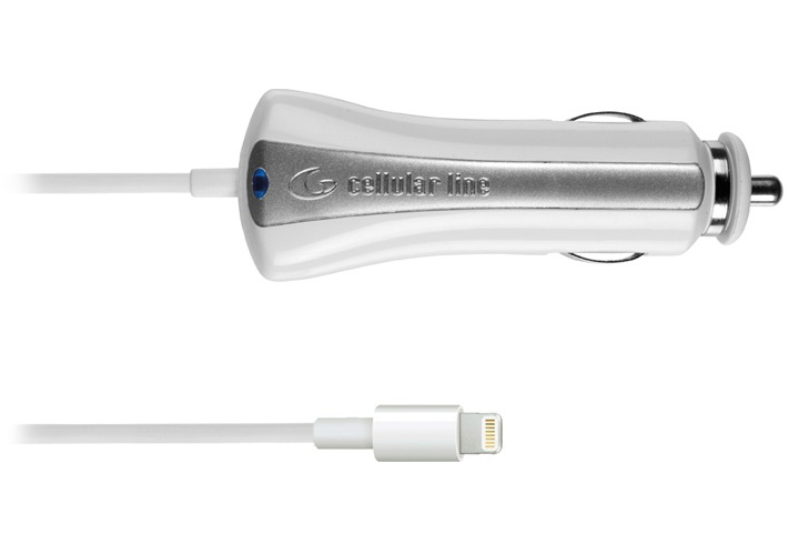 Cellularline CBRMFIIP5W mobile device charger Mobile phone White Cigar lighter Auto