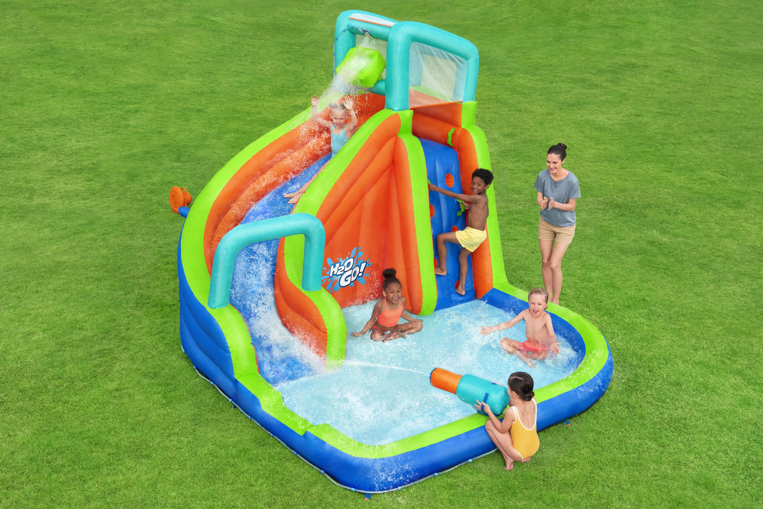 Resim H2OGO! Turbo Splash Çocuk Şişme Mega Su Parkı 2,7 m