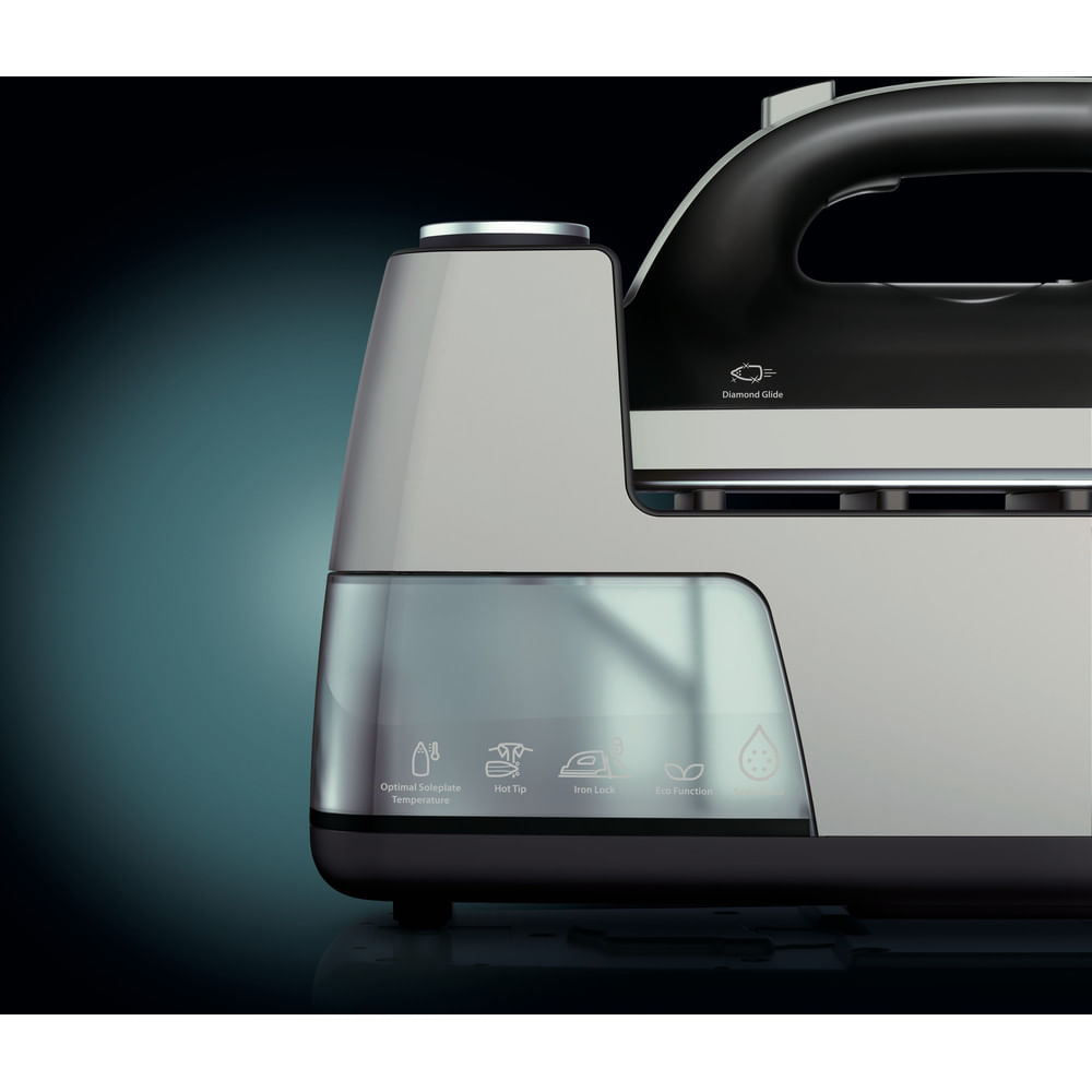 Hotpoint SGE12AA0 2400 W 1.2 L Diamond Glide soleplate Black – image 2