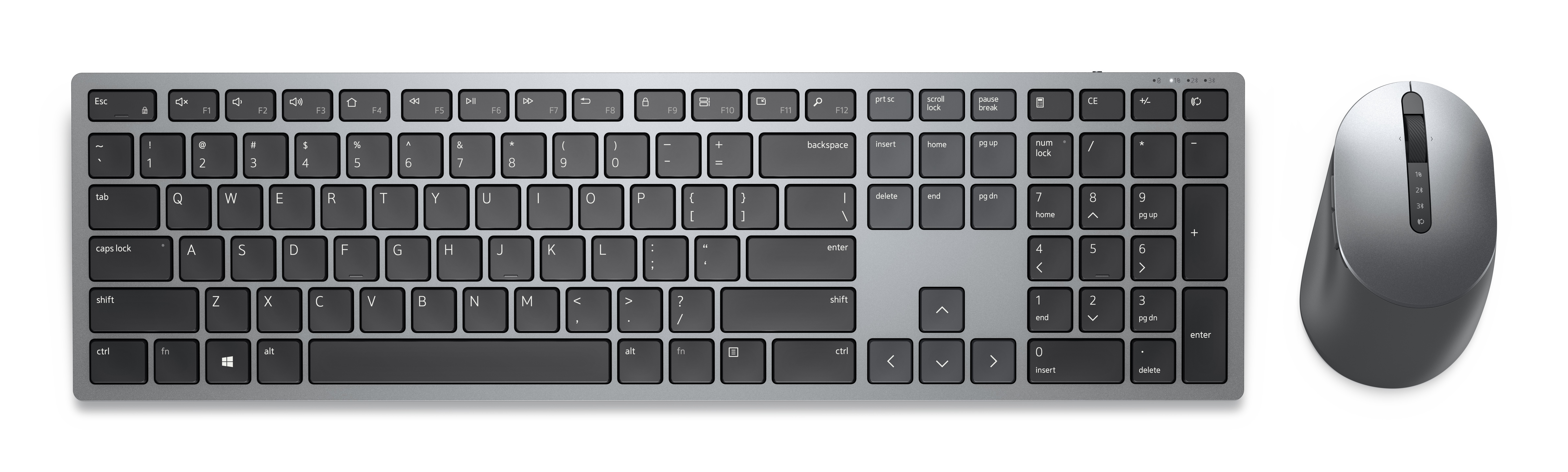 Dell KM7321WGY Dual-Mode Multi-OS Wireless Keyboard Mouse Combo KM7321WGY-US