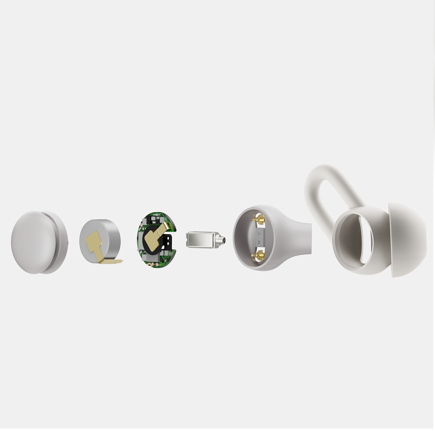 Amazfit ZenBuds Headphones Wireless Ear-hook, In-ear USB Type-C Bluetooth White – image 8