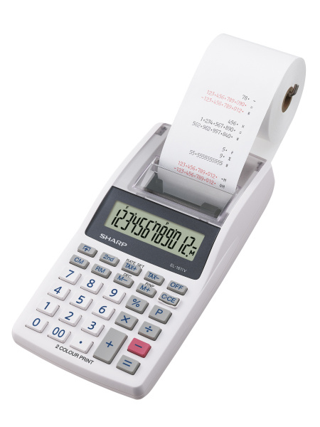 EL-1611V calculator Desktop Financial Grey, White