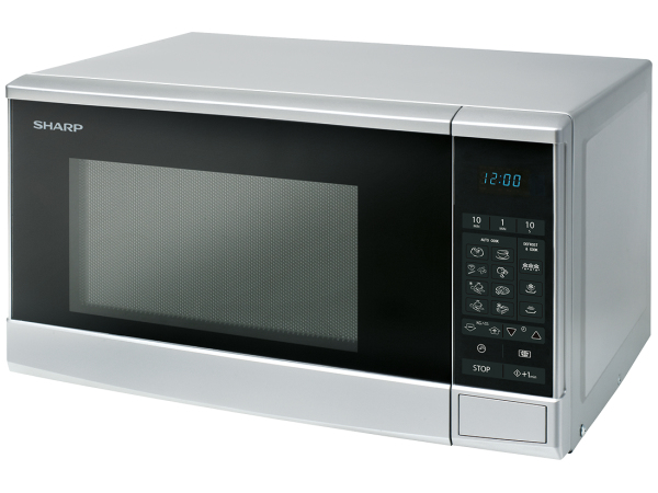 Sharp R260S microwave Black, Silver Solo microwave Countertop