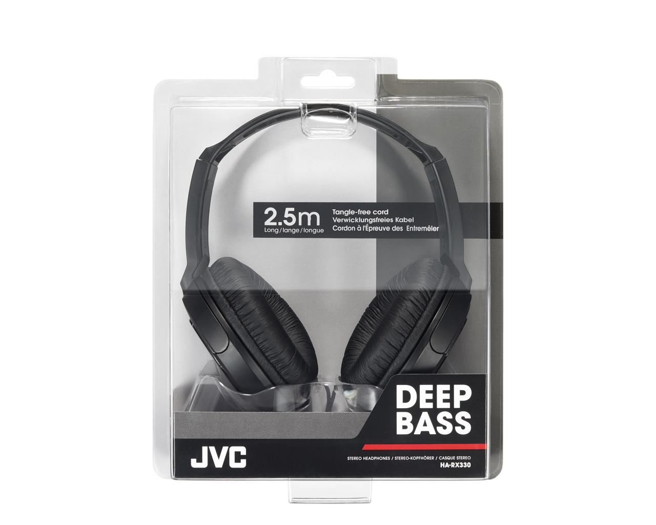 JVC HA-RX330-E Headphones Wired Head-band Music Black – image 2