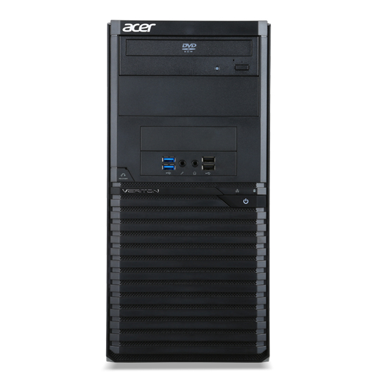 Acer Veriton M 2640G-MI64 Intel® Core™ i3 i3-6300 8 GB DDR4-SDRAM 1 TB HDD Windows 7 Professional Tower PC Black