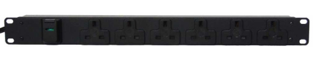 Vertiv EGVHVRB062-102UKLPS6-IP44 power distribution unit (PDU) 6 AC outlet(s) Black