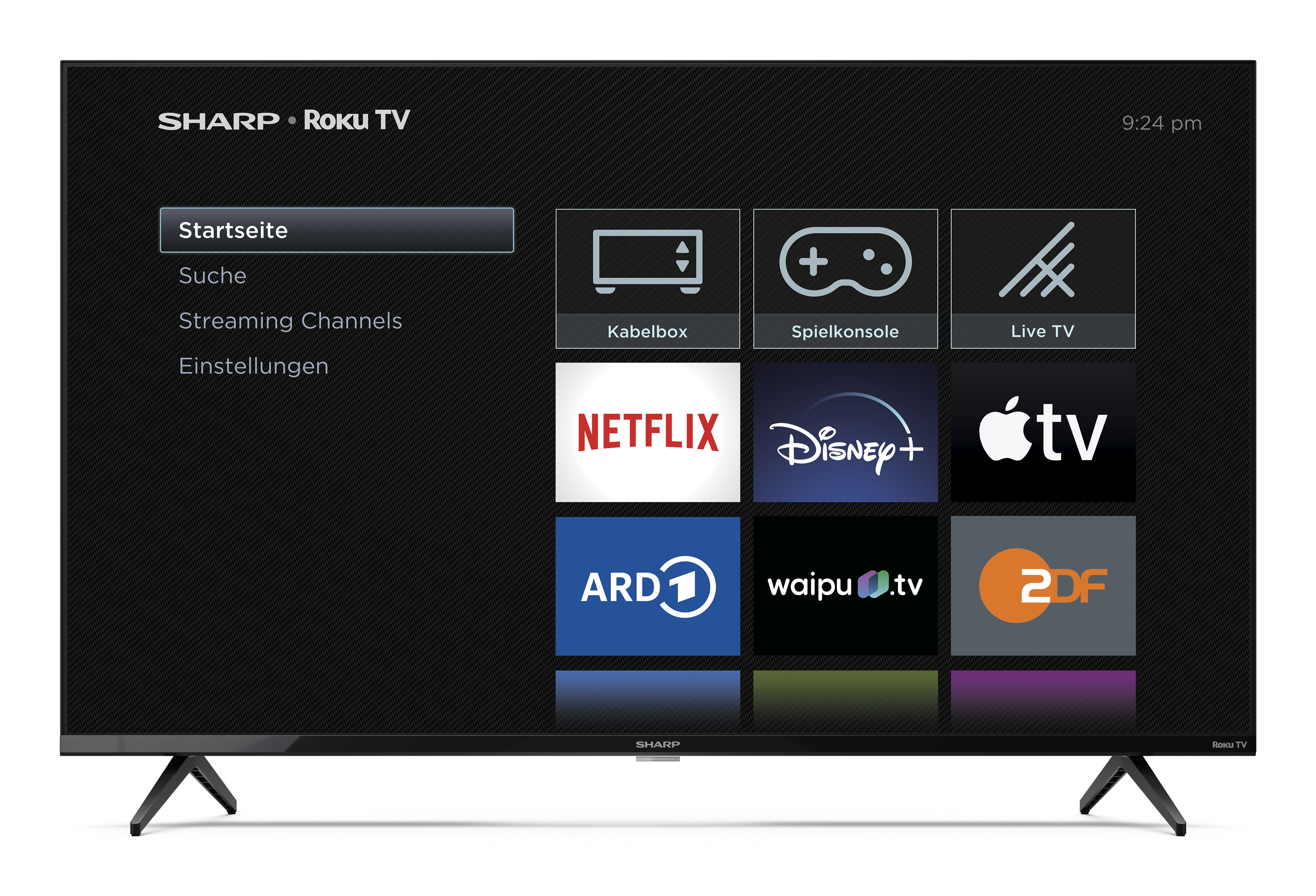 TV Sharp LED 43GJ4225E 43 4K UltraHD 60Hz Smart TV Roku OS Dolby Vision Alexa — photo 2