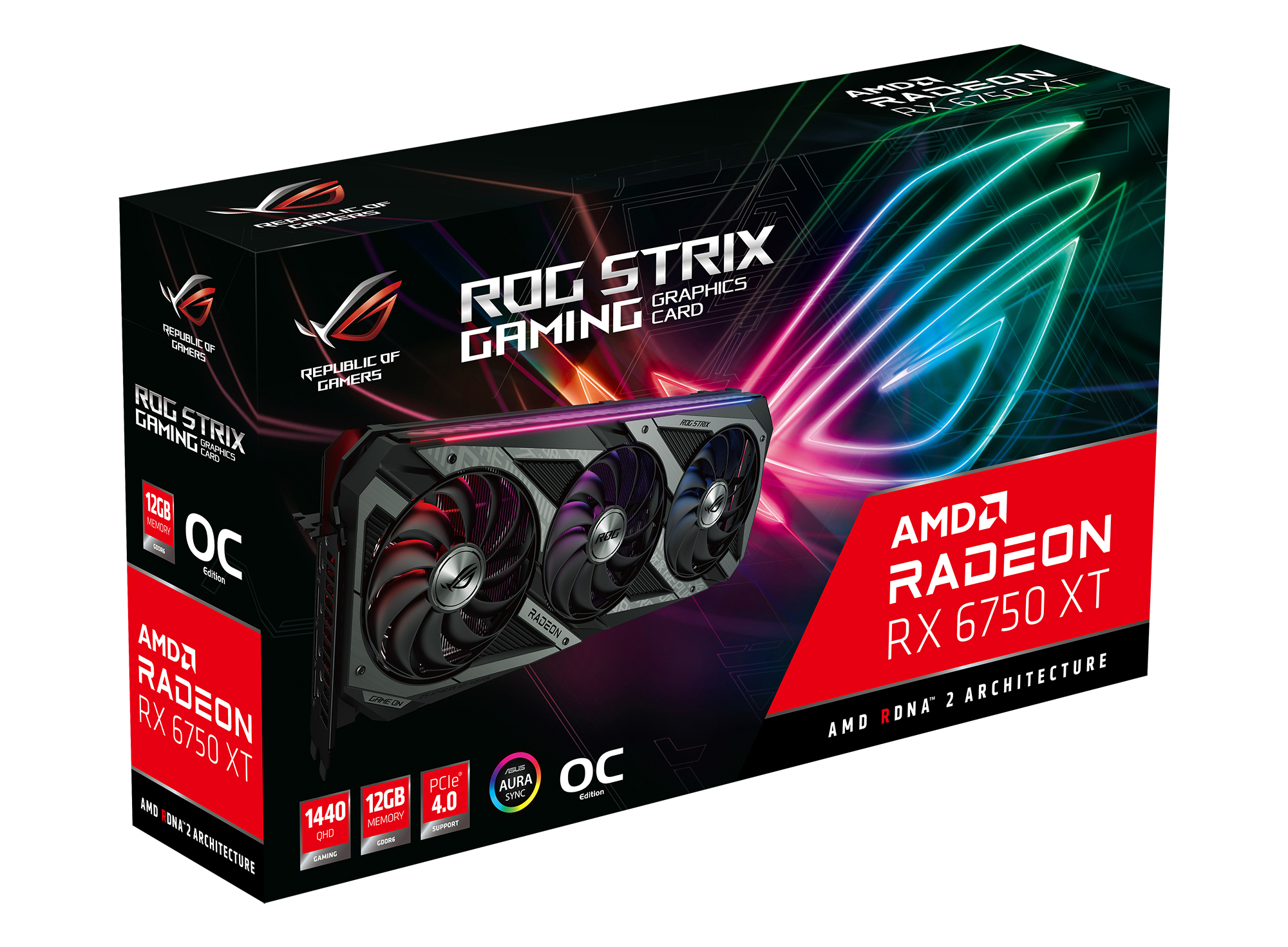 ASUS ROG -STRIX-RX6750XT-O12G-GAMING AMD Radeon RX 6750 XT – image 5