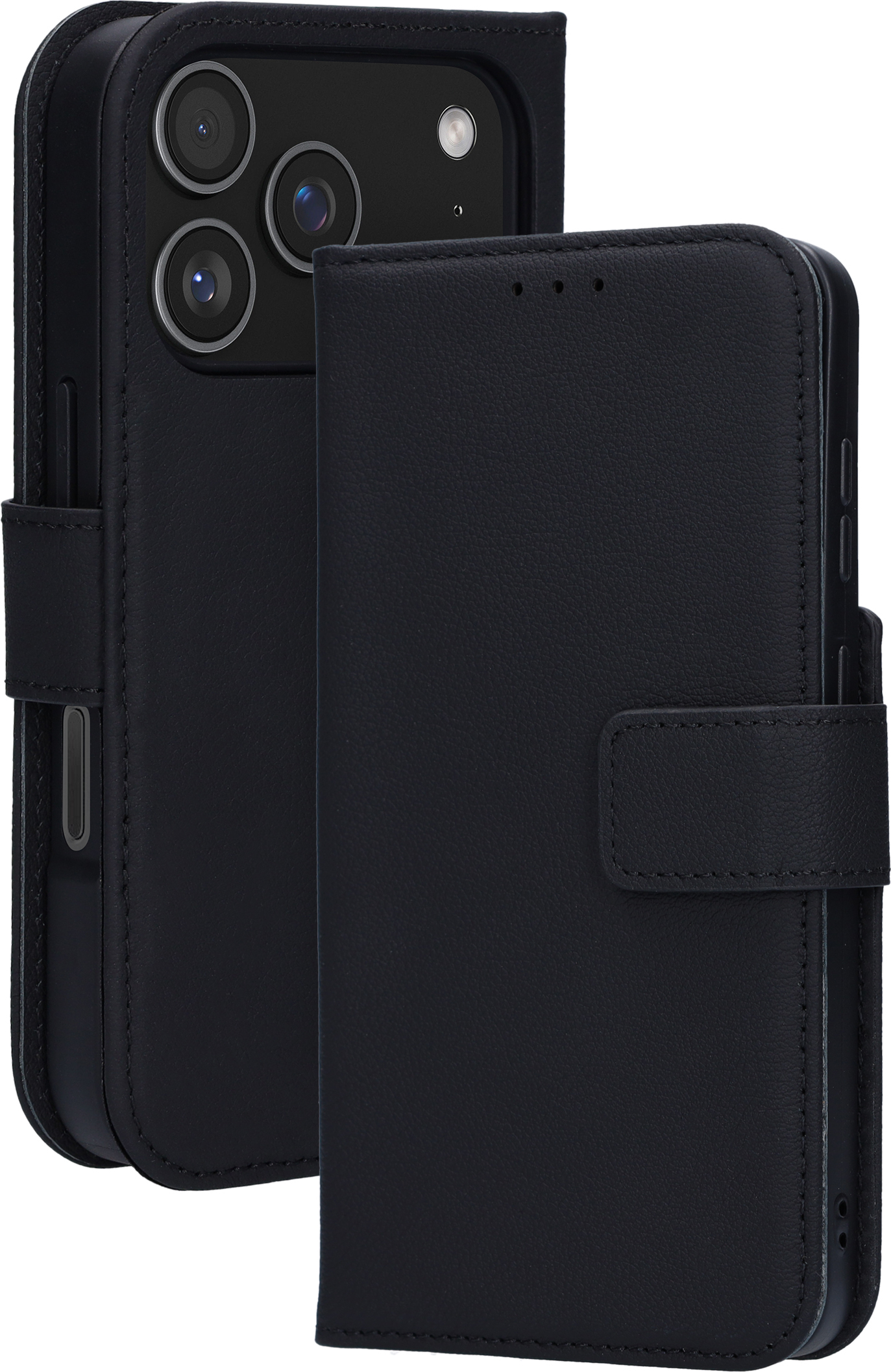 Mobiparts Leather 2 in 1 Wallet Case Apple iPhone 17 Pro Black – image 2