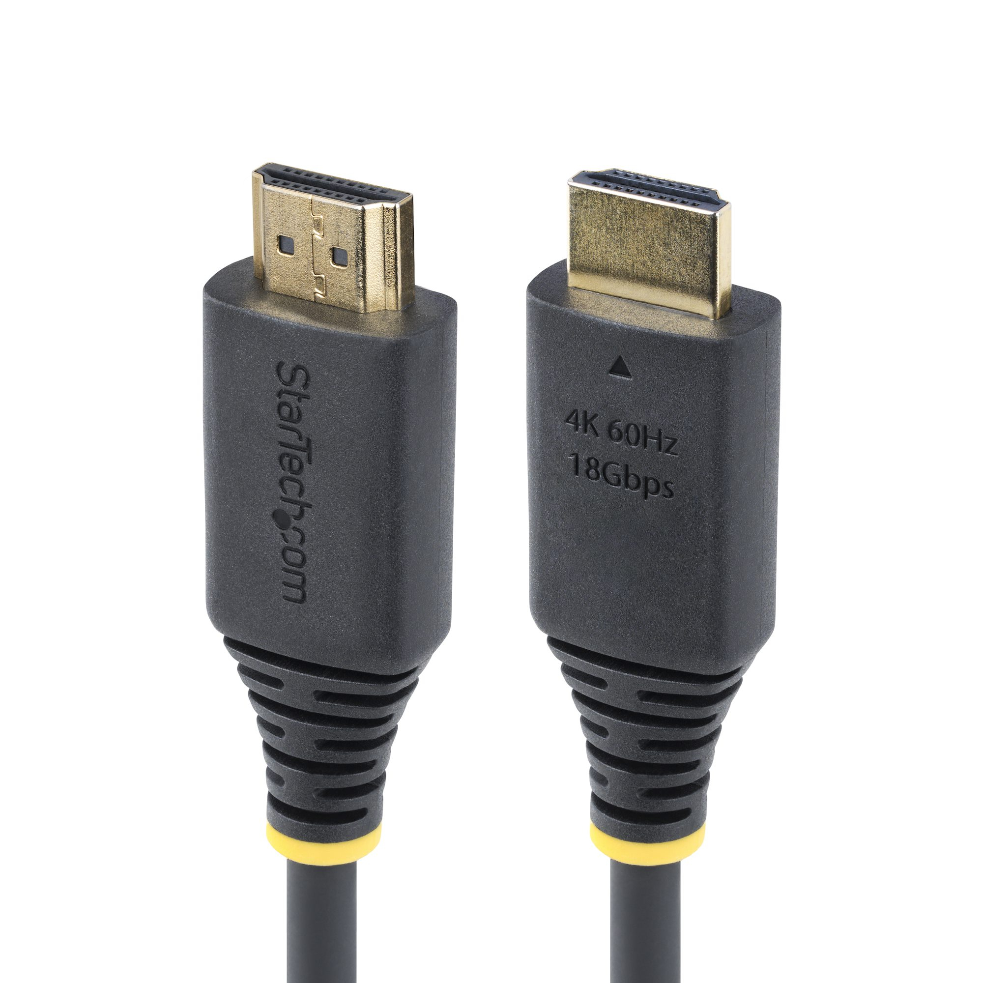 StarTech.com Cavo HDMI ad alta velocità da 30 cm 4K 60Hz/1440p 144Hz HDR10/HDCP 2.2/ARC 18Gbps cavo UHD HDMI 2.0 per TV/Monito