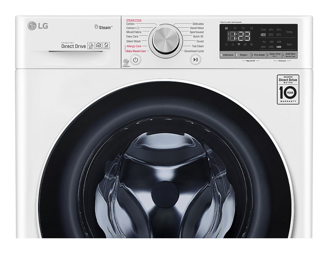 LG WSV0906WH washer dryer Freestanding Front-load White – image 4