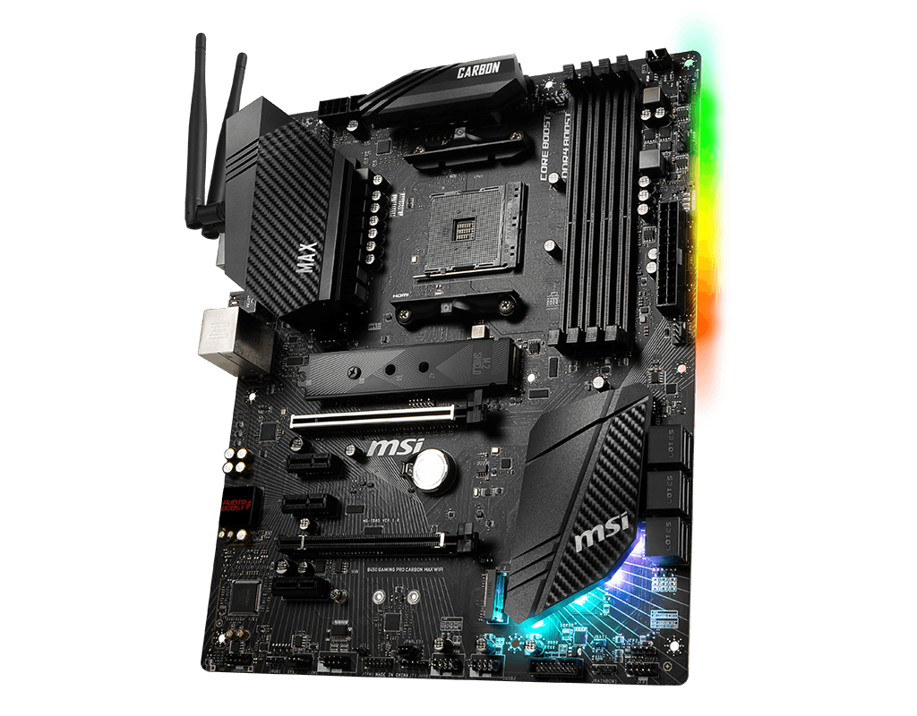 MSI B450 GAMING PRO CARBON MAX WIFI – image 3