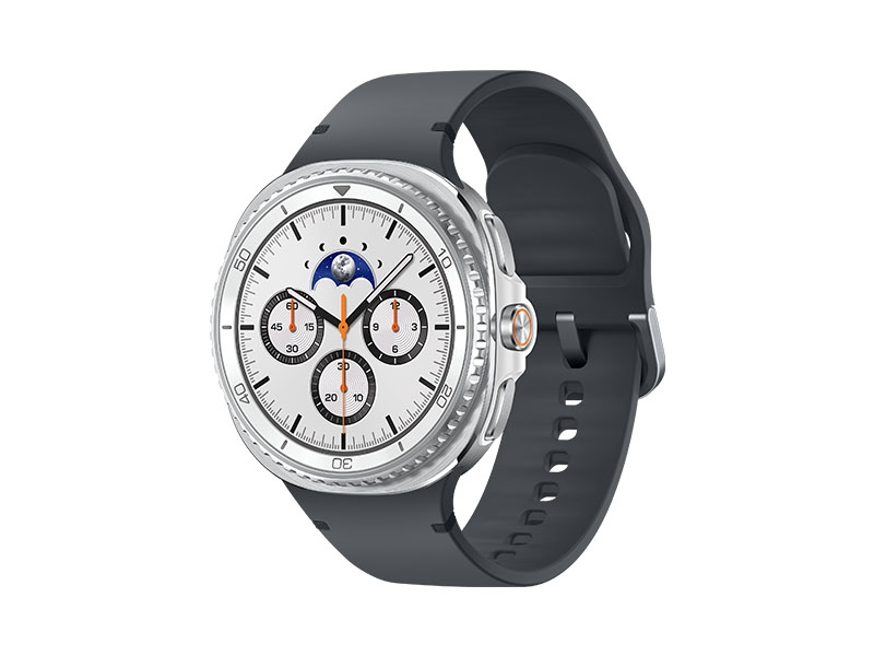 Samsung Galaxy Watch 8 Classic, LTE + Bluetooth, 46mm, Hybrid Band, White + Sport Band, Graphite, S/M – image 1