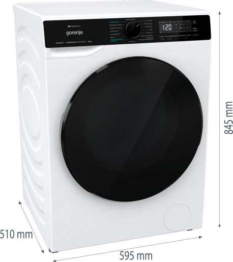 Gorenje WD2PA854ADW/AT washer dryer Freestanding Front-load White – image 8