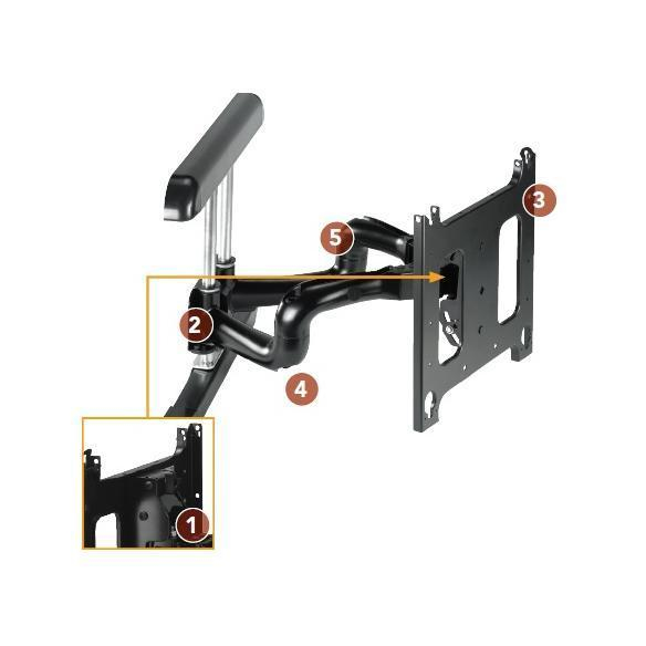 Nilox AMCHPNRU TV mount/stand