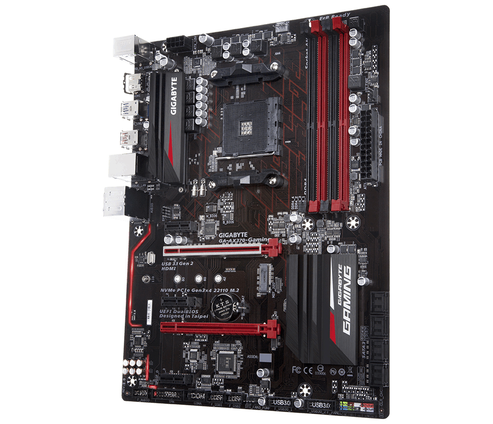 GIGABYTE GA-AX370-GAMING motherboard AMD X370 Socket AM4 ATX – image 3