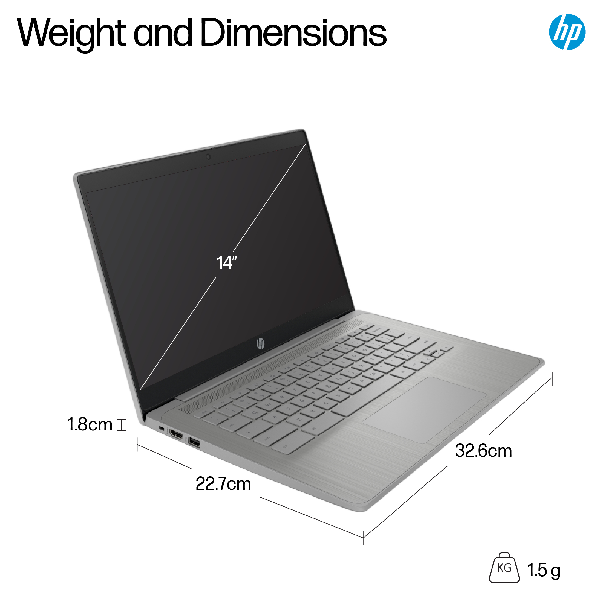 HP E12HMEA laptop Intel® Celeron® N4500 Chromebook – image 3