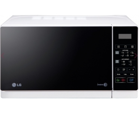LG MS2043HAS microwave Black, Silver Countertop