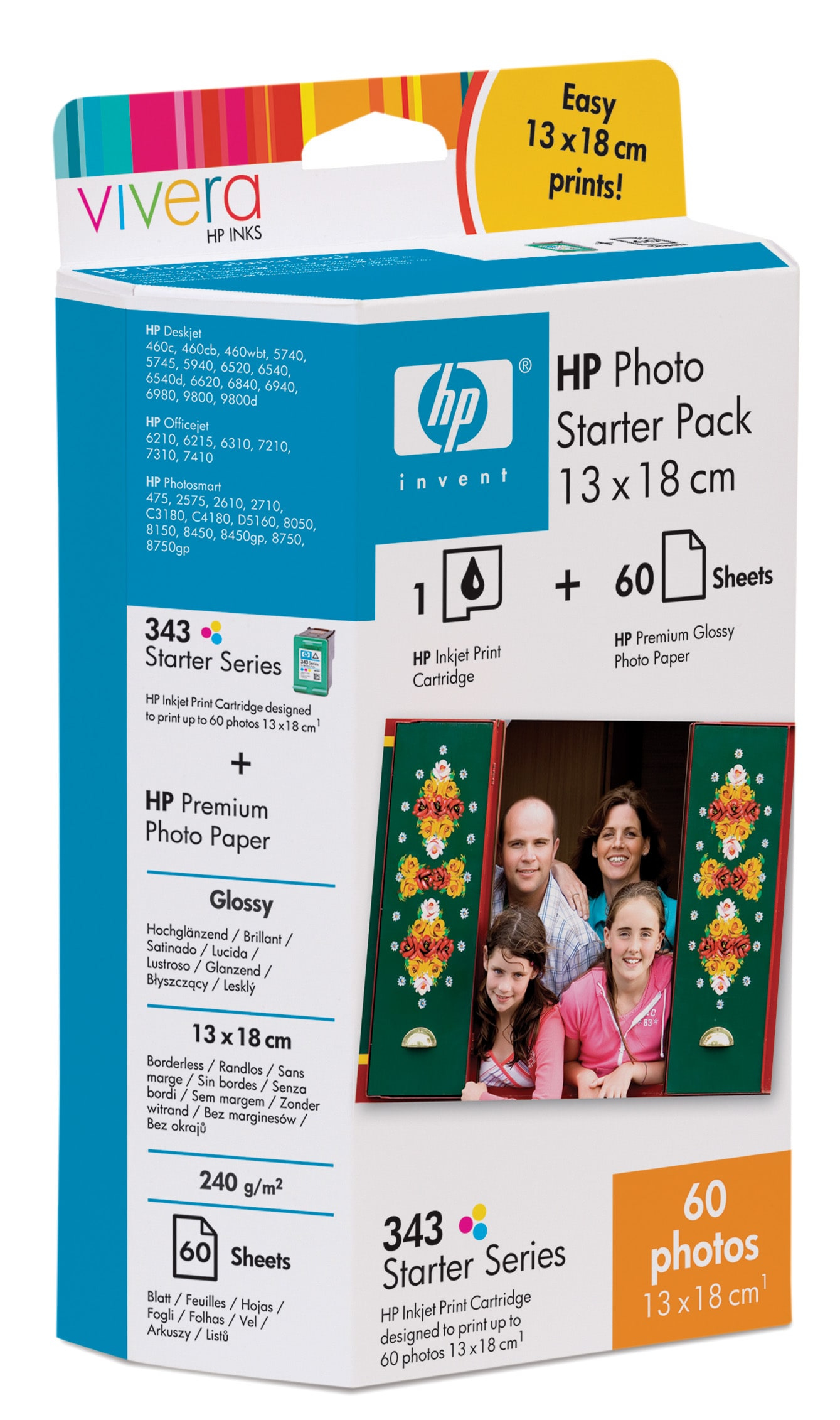 HP 343 ink cartridge Original Cyan, Magenta, Yellow – image 2