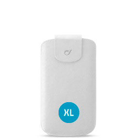 Cellularline PRESTIGE mobile phone case Sleeve case White