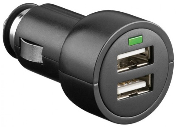 Techly Adapter 2p USB