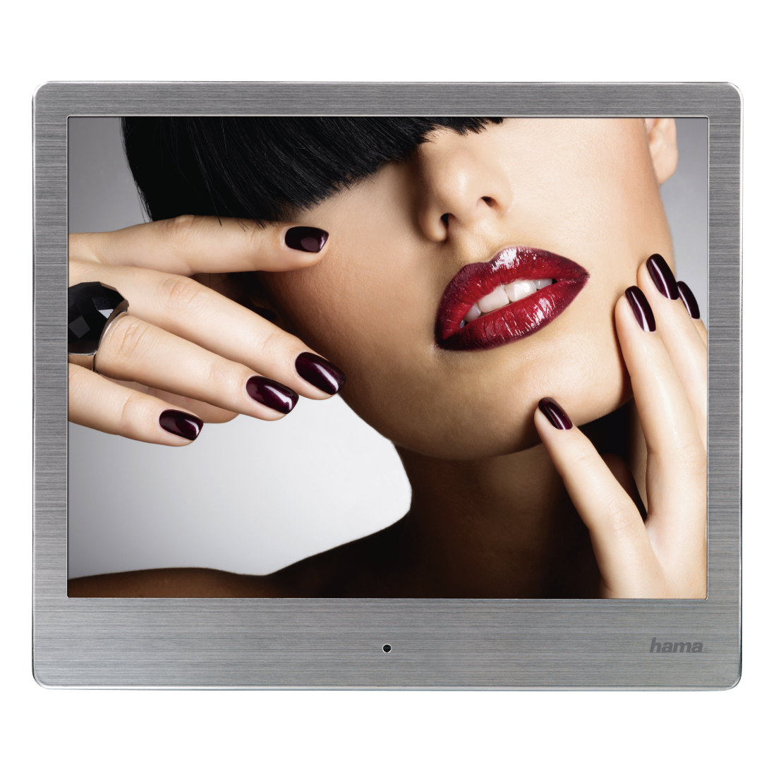 Hama 8SLBS digital photo frame Silver – image 2