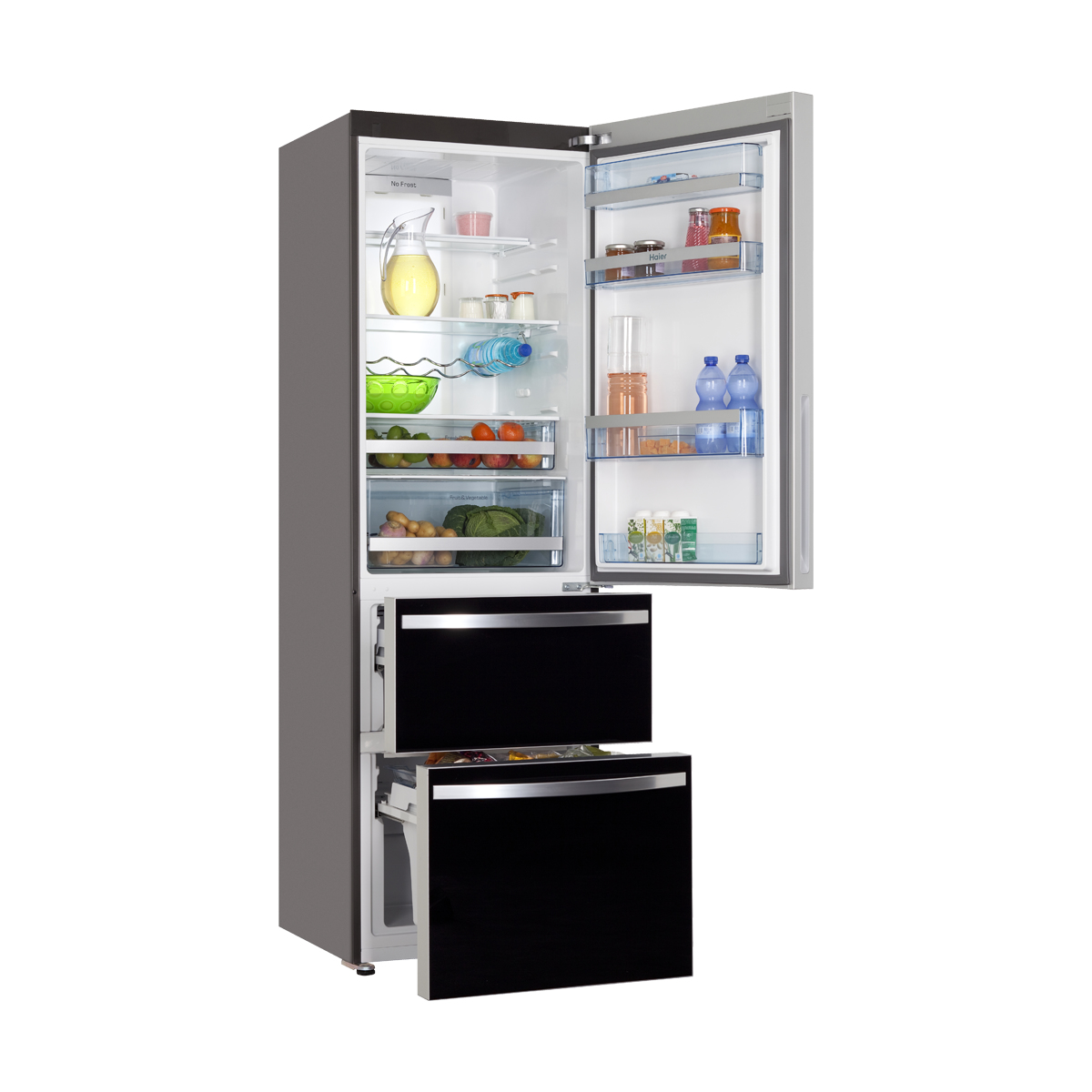 Haier AFD631GB fridge-freezer Freestanding – image 2