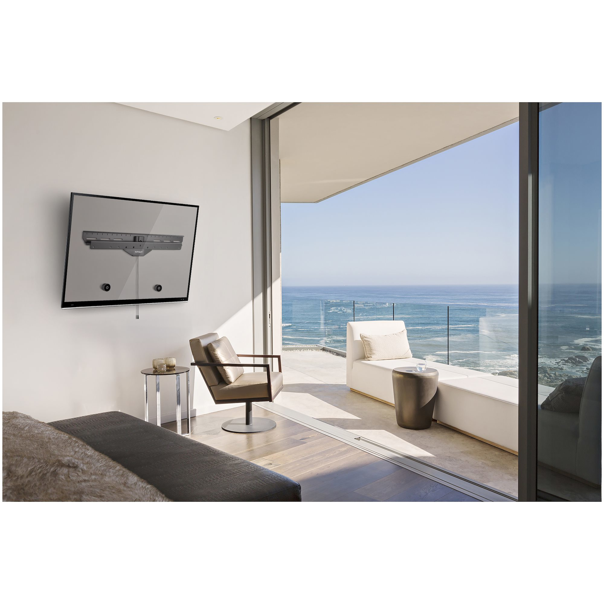StarTech.com No-Stud TV Wall Mount - Low Profile Heavy Duty VESA TV Wall Mount for up to – image 9