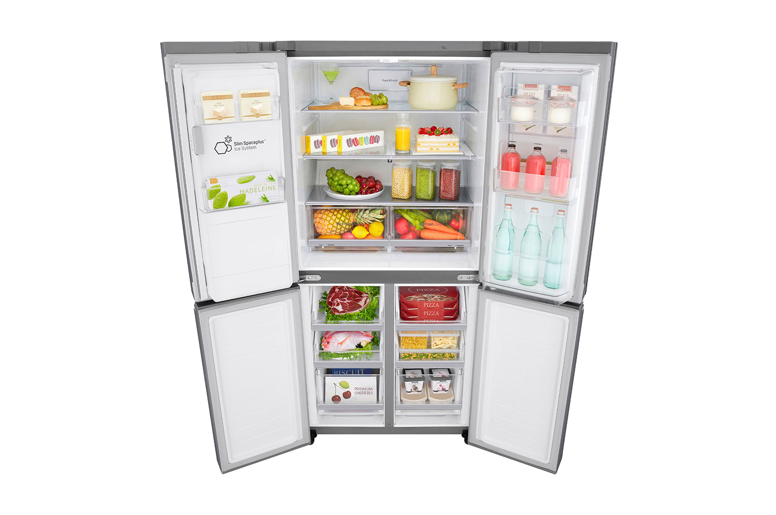 LG GMJ844PZKV side-by-side refrigerator Freestanding – image 8