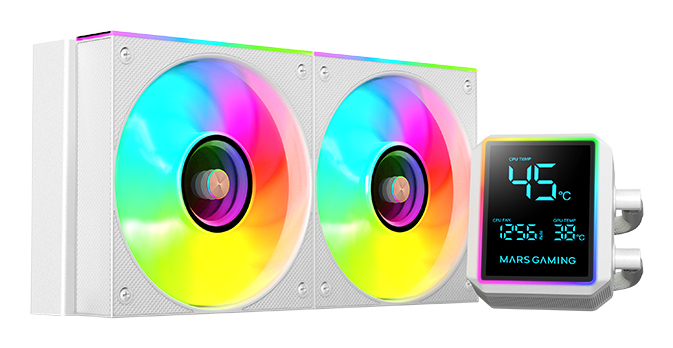 Mars Gaming ML-LCDPRO240W Processor All-in-one liquid cooler
