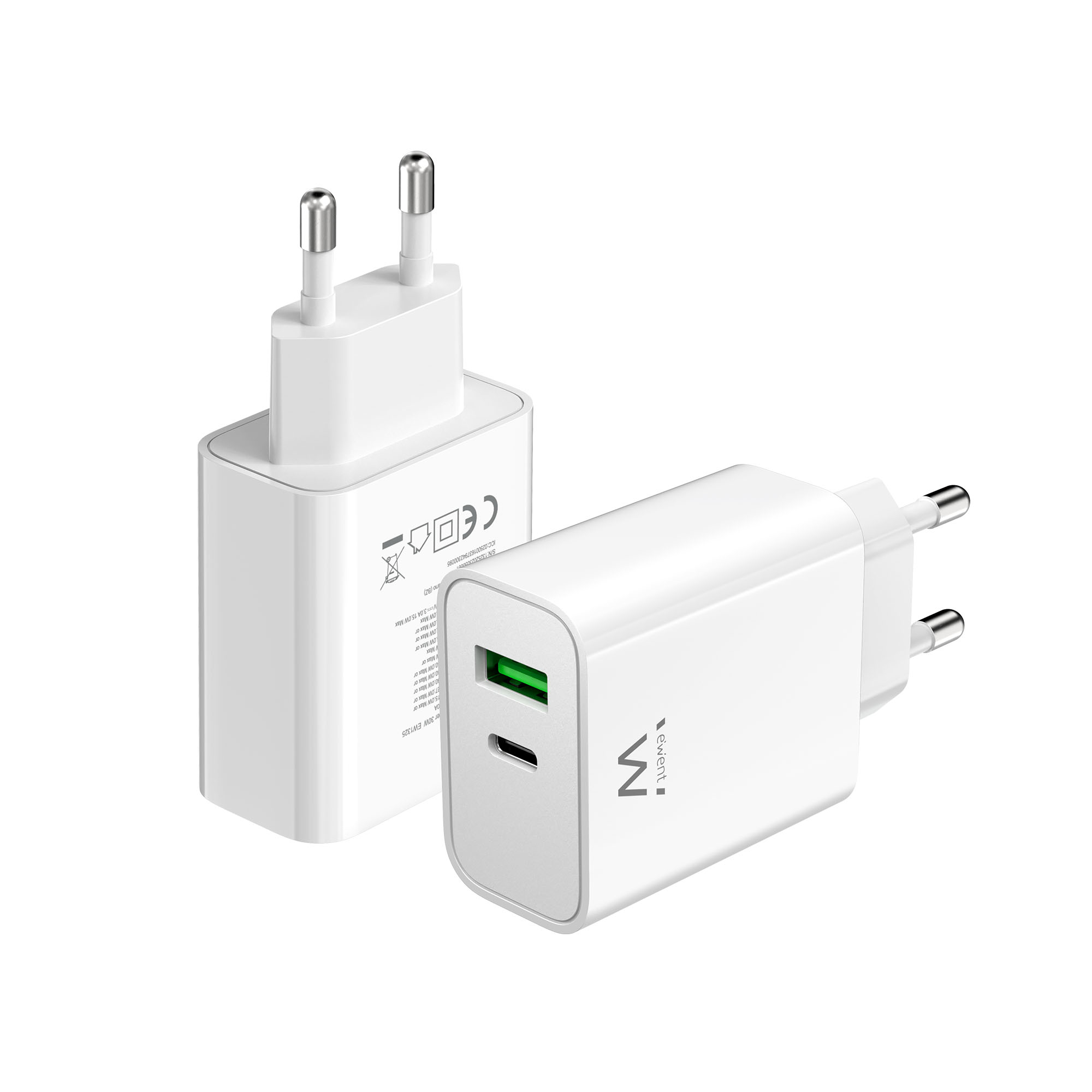 Ewent EW1325_R1 mobile device charger Universal White AC Fast charging Indoor – image 2