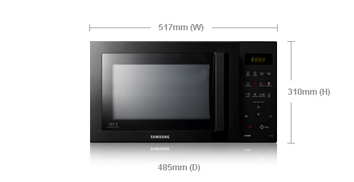 Samsung CE107V-B microwave – image 2