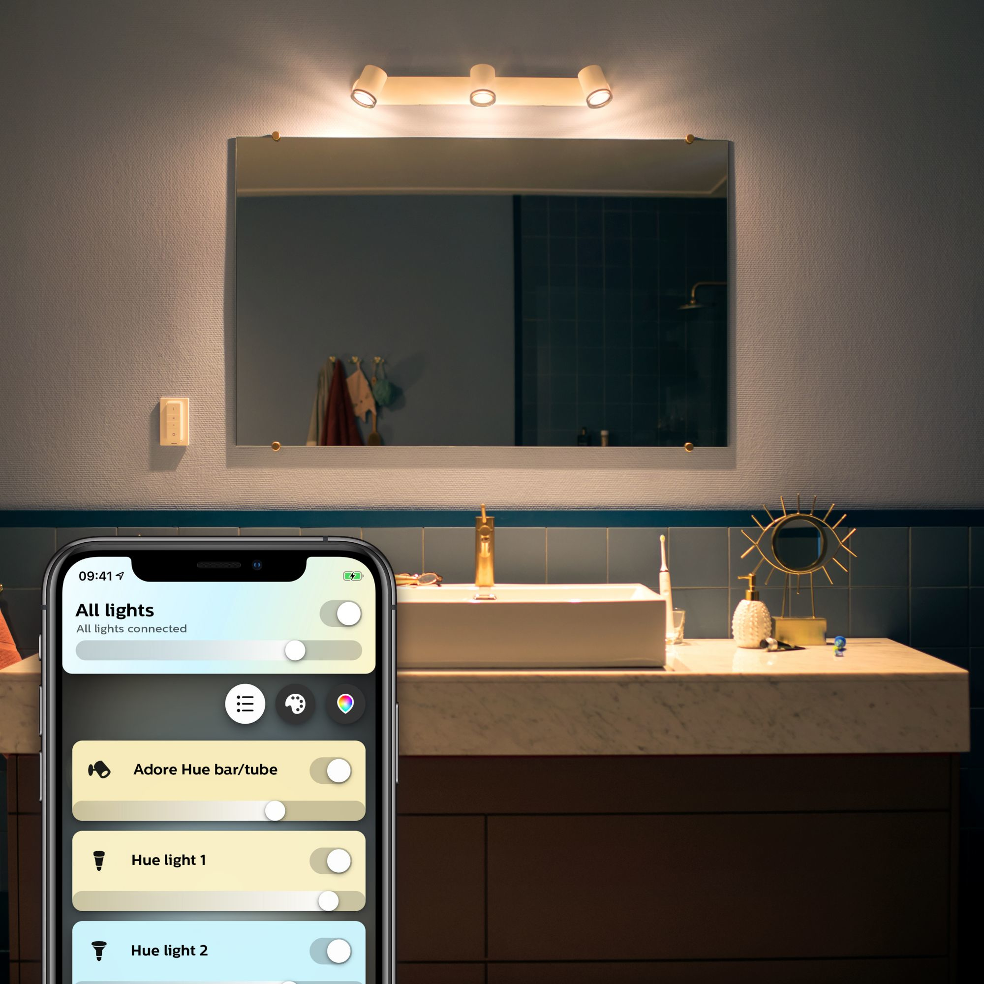 Philips by Signify Philips Hue White ambience Adore Bathroom spot light – image 8