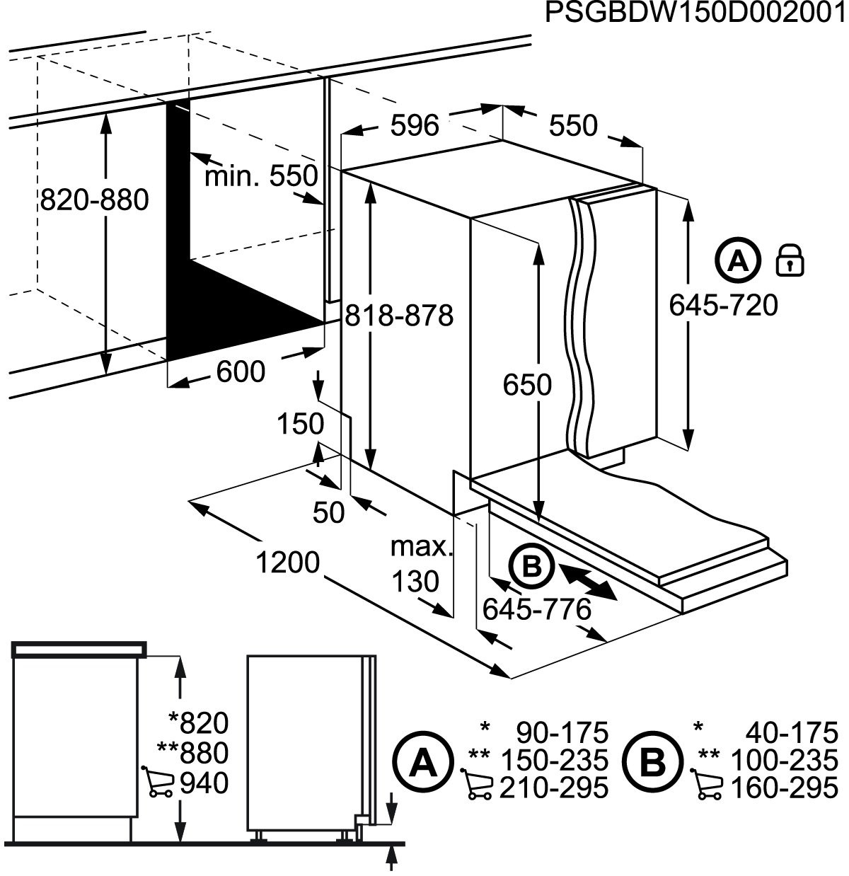 AEG FSB52620Z Fully built-in 13 place settings – image 8
